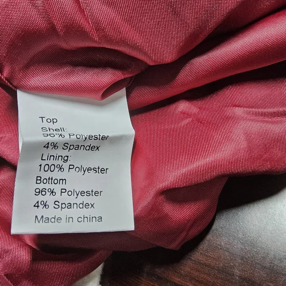 NWOT Size XL Allegra K Women's Dark Red/Burgandy Blazer - Picture 6 of 7